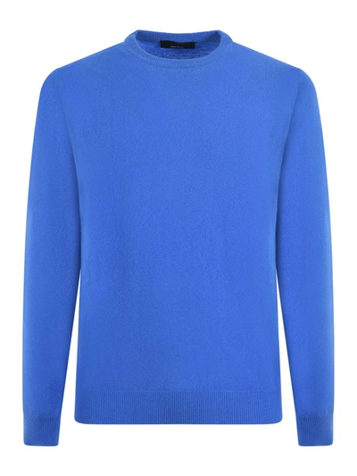 Shop Jeordie's Sweater In Blu Ceruleo