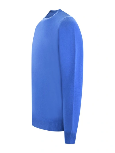 Shop Jeordie's Sweater In Blu Ceruleo