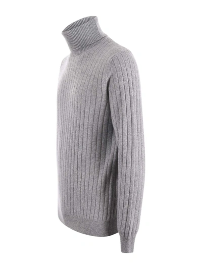 Shop Jeordie's Turtleneck In Grey