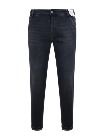 Shop Pt01 Jeans In Denim Nero