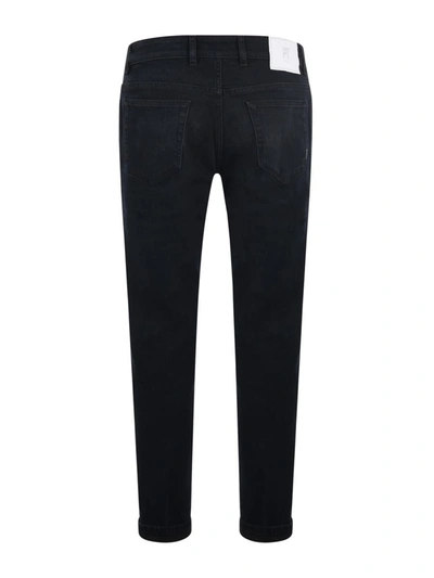 Shop Pt01 Jeans In Denim Nero