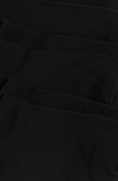 Nordstrom 3-pack Everyday Tab Ankle Socks In Black