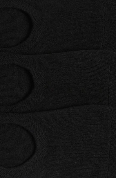 Nordstrom 3-pack Everyday No-show Socks In Black