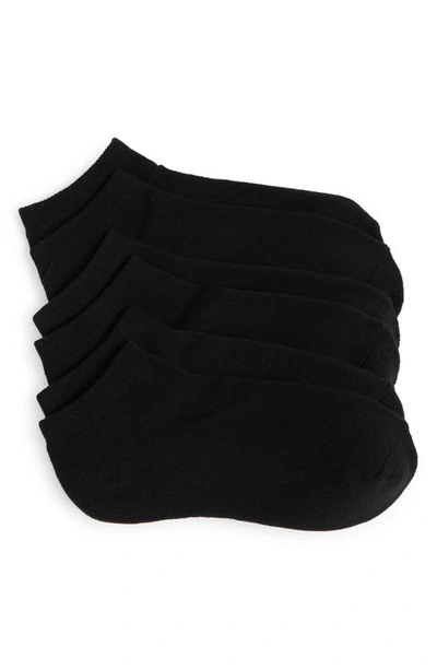 Shop Nordstrom 3-pack Everyday Ankle Socks In Black