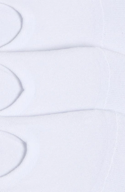 Nordstrom 3-pack Everyday No-show Socks In White