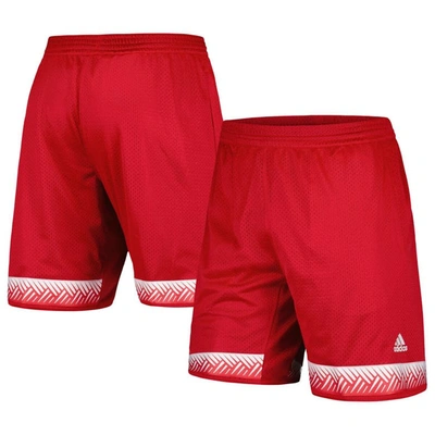 Shop Adidas Originals Adidas Scarlet Nebraska Huskers Swingman Replica Basketball Shorts In Red