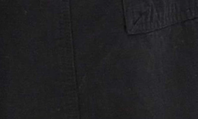 Guess Originals Go Utility Cotton Denim Cargo Pants In Black