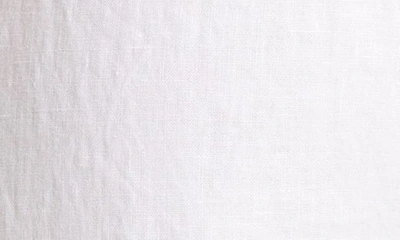 Shop Masai Copenhagen Parini Linen Pull-on Pants In White Solid