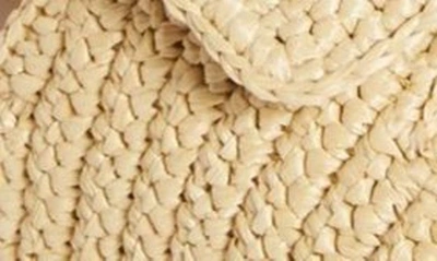 Prada Woven Raffia Sandals In Natural