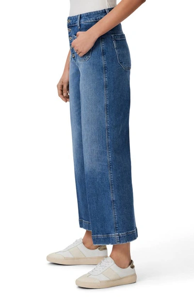 Shop Paige Anessa High Waist Ankle Wide Leg Jeans In Lillie