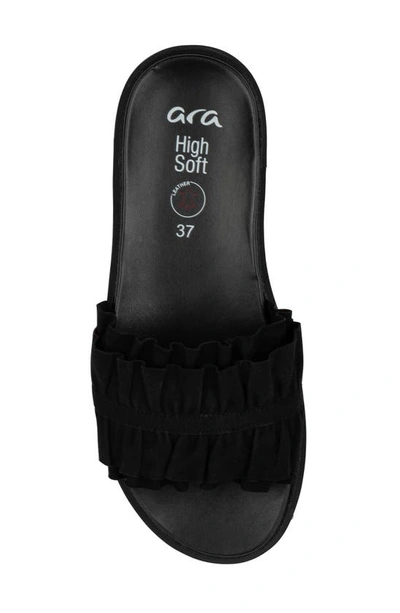 Ara Keyes Slide Sandal In Black