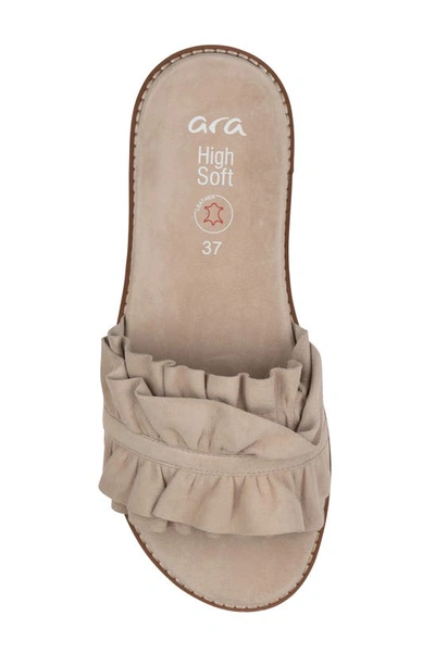 Ara Keyes Slide Sandal In Sand