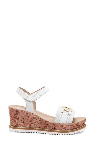 Ara Palmdale Wedge Platform Sandal In White