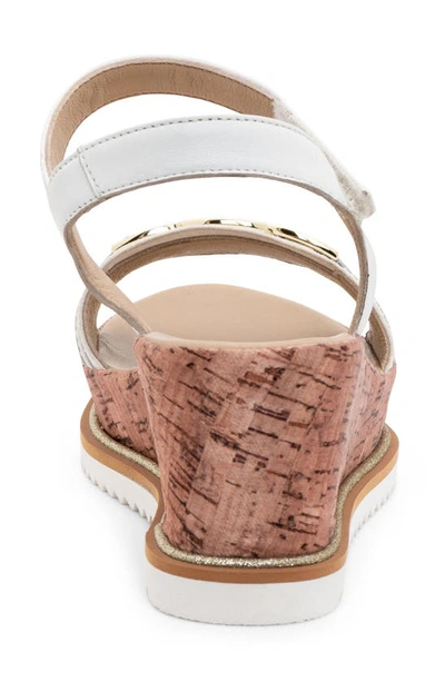 Ara Palmdale Wedge Platform Sandal In White