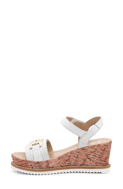Ara Palmdale Wedge Platform Sandal In White
