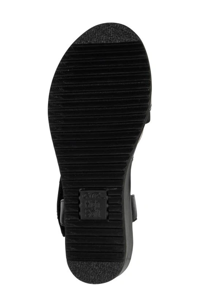 Ara Palmdale Wedge Platform Sandal In Black