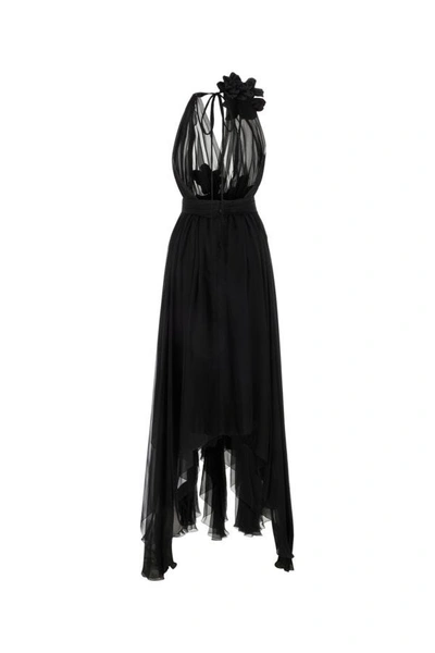 Shop Dolce & Gabbana Woman Black Chiffon Dress
