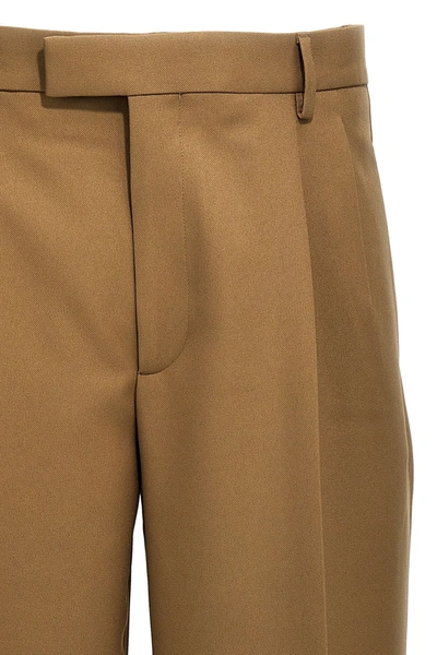 Shop Gucci Men 'monumentale' Pants In Cream