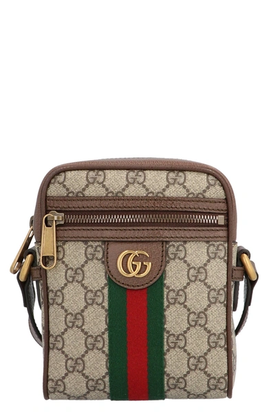 Shop Gucci Men 'ophidia' Crossbody Bag In Multicolor