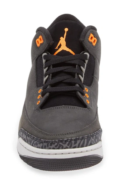 Shop Jordan Air  3 Retro Sneaker In Night Stadium/ Total Orange