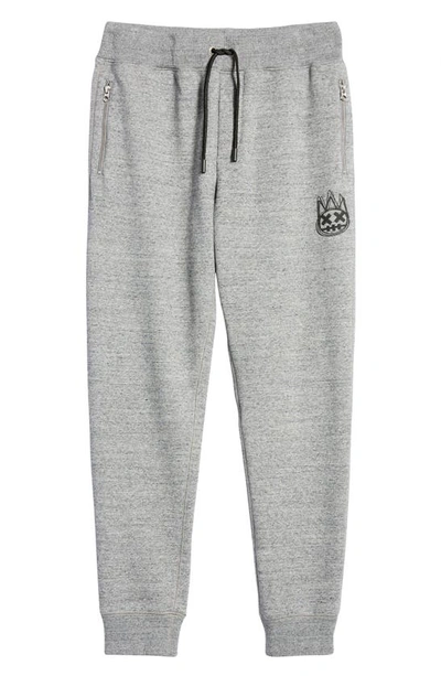 Cult Of Individuality Zip Pocket Sweatpants In Heather Grey
