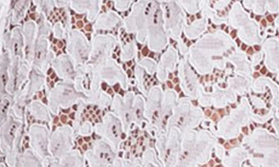 Shop Michael Kors Georgina Floral Lace One-button Blazer In Optic White