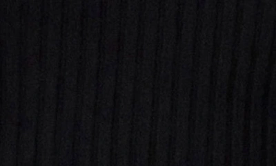 Paige Raisa Ribbed Mock Neck Sweater In Black