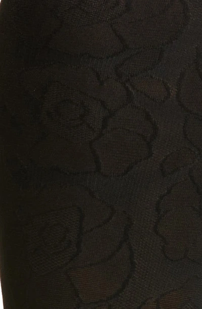 High Heel Jungle Maria Floral Lace Socks In Black