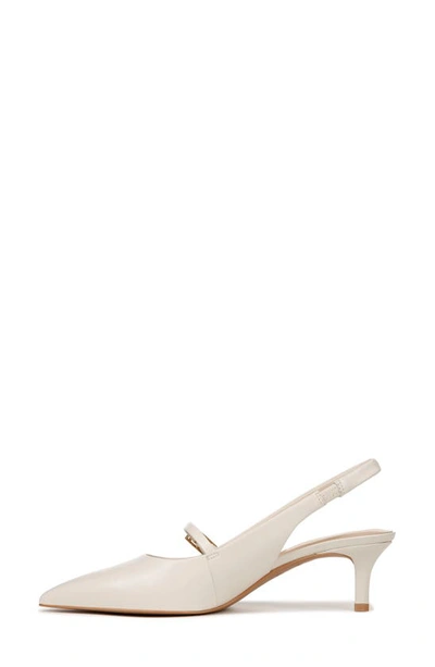 Shop Franco Sarto Khloe Pointed Toe Kitten Heel Pump In White