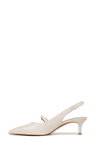 Franco Sarto Khloe Slingback Pointed Toe Pump In White