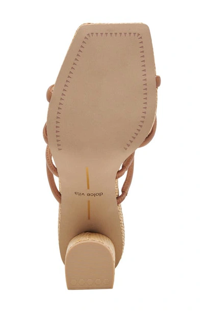 Shop Dolce Vita Patsi Strappy Slide Sandal In Saddle Leather