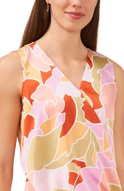 Halogen Surplice Sleeveless Top In Canyon Sunset Pattern