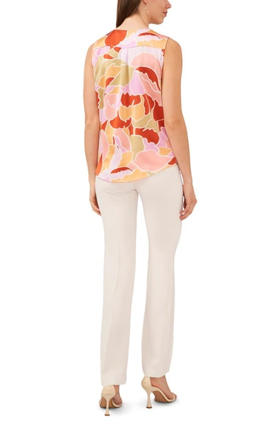 Halogen Surplice Sleeveless Top In Canyon Sunset Pattern