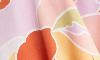 Halogen Surplice Sleeveless Top In Canyon Sunset Pattern