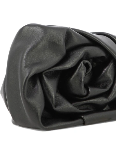 Burberry Rose Chain Clutch In Black