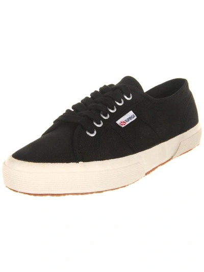 Shop Superga 2750 Classic Womens Canvas Lightweight Sneakers In Black