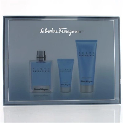 Shop Ferragamo Msalvatoreferacquab3 Acqua Essenziale Fragrance, 3 Piece Gift Set