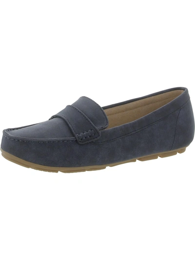 Shop Soul Naturalizer Seven Womens Padded Insole Slip On Loafers In Blue