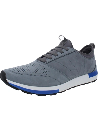 Shop Vionic Trent Mens Breathable Fitness Slip-on Sneakers In Grey
