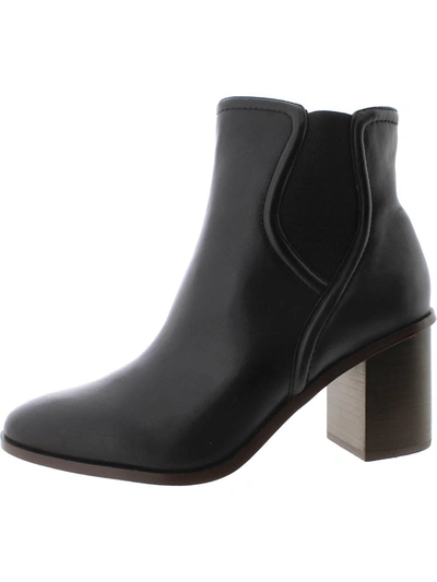 Shop Splendid Maisie Womens Leather Pull On Ankle Boots In Black