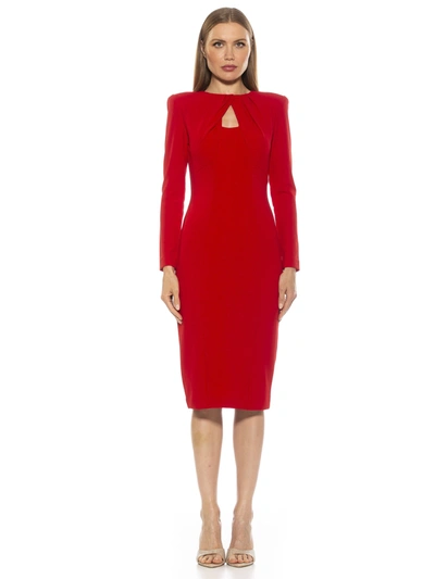 Shop Alexia Admor Kesia Dress In Red