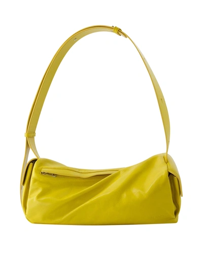 Shop Sunnei Shoulder Bag Labauletto -  - Leather - Yellow