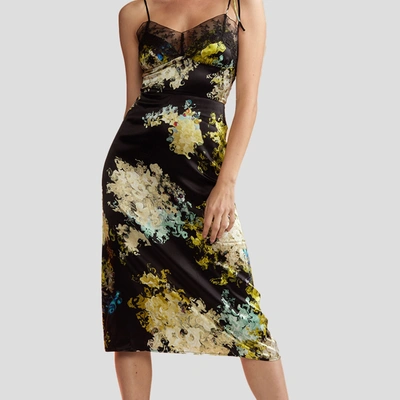 Shop Cynthia Rowley Printed Slip Dress In Multi