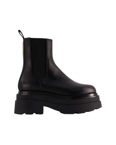 Shop Alexander Wang Carter Chelsea Boots -  - Leather - Black