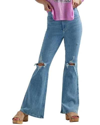 Shop Lee Glacial Pace Dx High Rise Flare Jean Jean In Blue