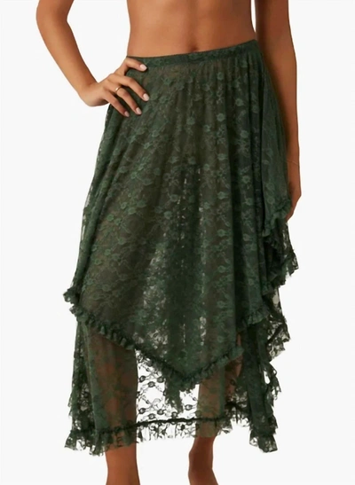 Shop Free People French Courtship Evergreen 1/2 In Green