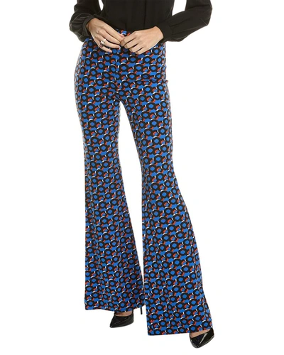 Shop Diane Von Furstenberg Brooklyn Pant In Blue