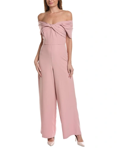 Shop Js Collections Sylvia Jumpsuit In Pink