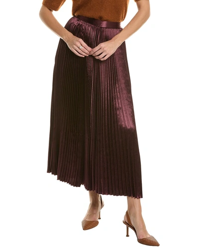 Shop Ulla Johnson Rami Midi Skirt In Brown