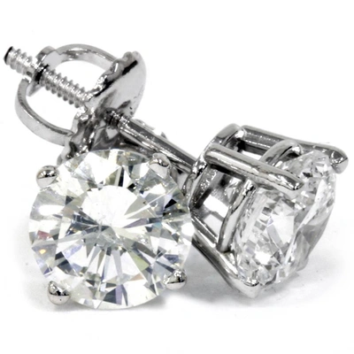 Pompeii3 Diamond Stud Earrings (2 Ct. T. W.) In 14k White Gold In Multi